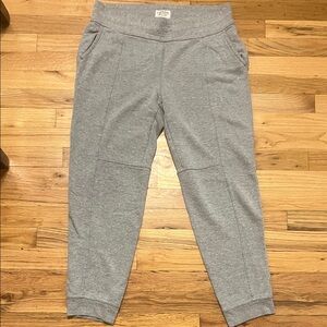 Prana Sustainable Quality Heather Gray Sweatpants Women’s Size L